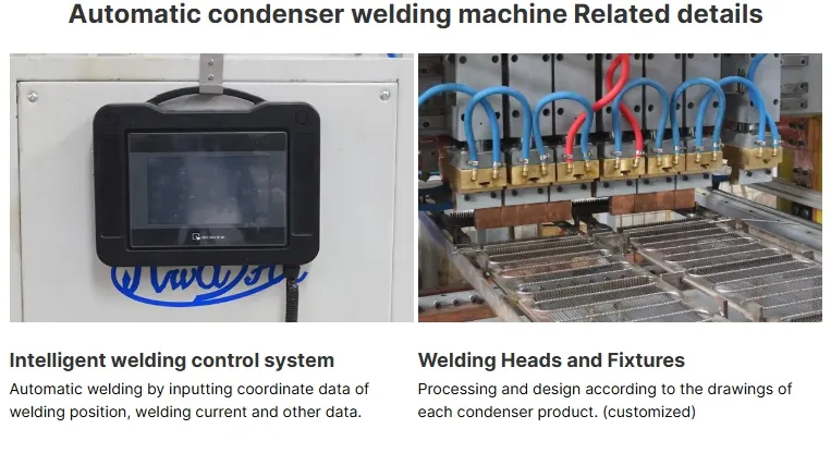 冷蔵庫ワイヤーチューブコンデンサー生産ラインマシン、溶接、曲げ機 3