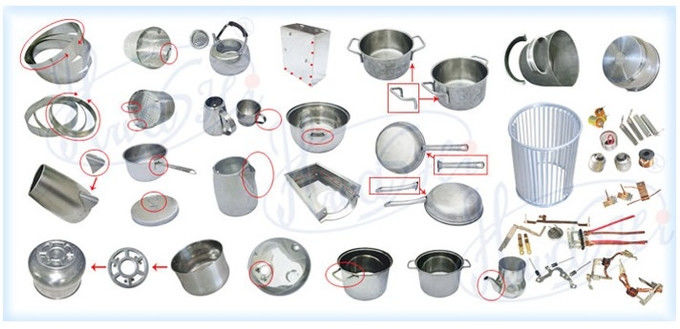 アルミニウムシートブラス ステンレス鋼スポット溶接機 炊飯器のハンドルブレーキット