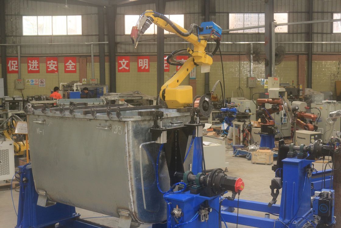レーザーシーム追跡付きのゴミ箱のためのMIG溶接ロボット ロボットレーザー溶接機
