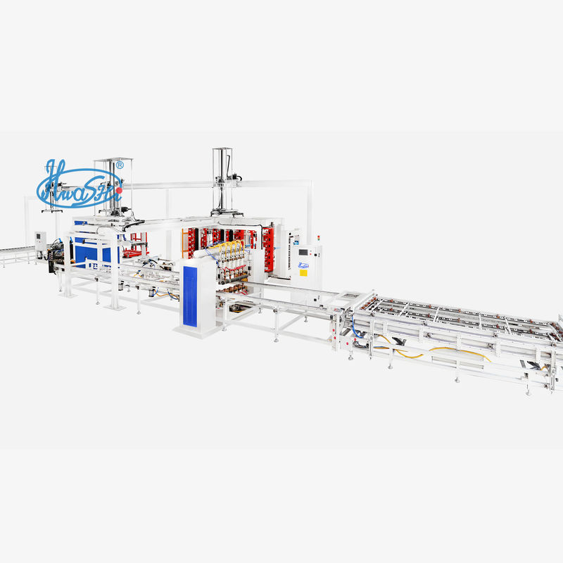 IBCグリッド,IBCケージフレーム生産ライン,ダブルステーションチューブル網折り機