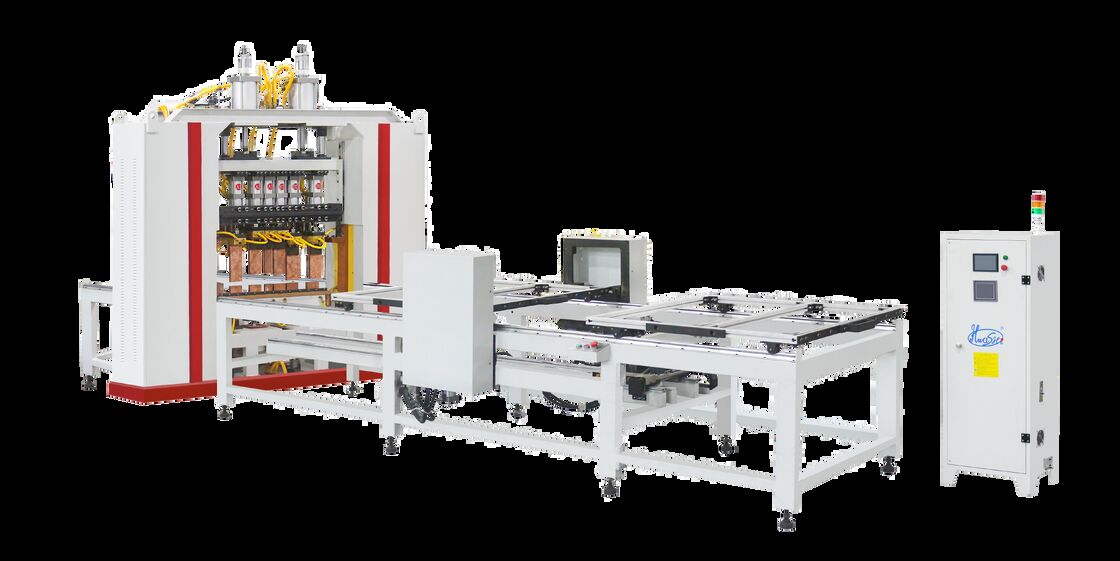 カンチレバー型ワイヤーメッシュ溶接機 効果的な溶接長3000mmと20セットの溶接頭を備えた二重層フィッダー