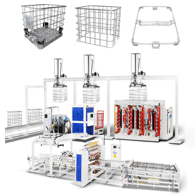 Fully Automated IBC Cage Production Machine with 80 Cages per Hour, Precision Engineering, and CE/CCC Certification